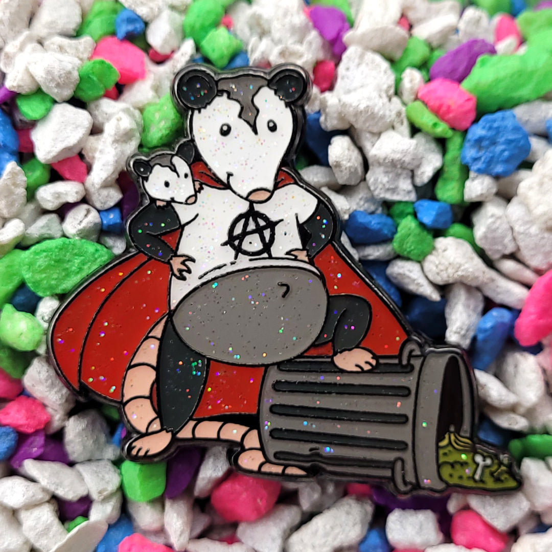 Awesome Opossum Pin