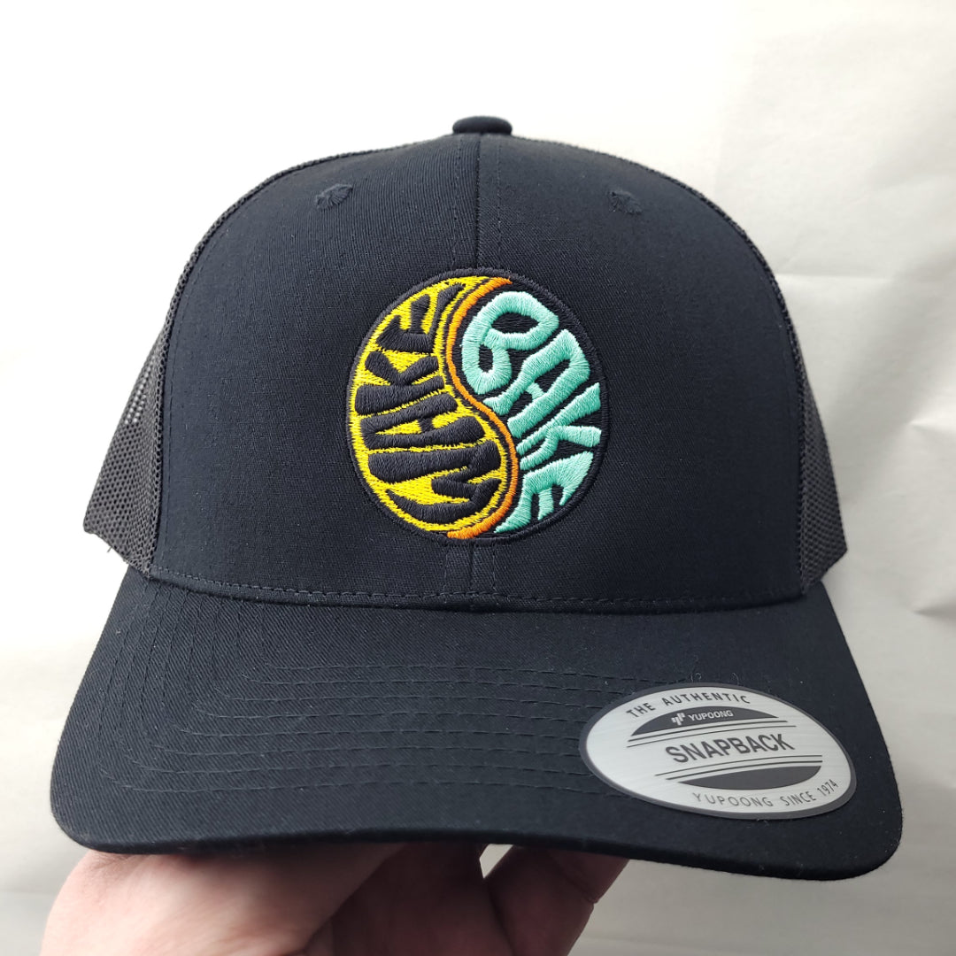 Wake and Bake embroidered trucker hat