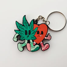 Load image into Gallery viewer, Best Buds Double Sided Rubber Keychain
