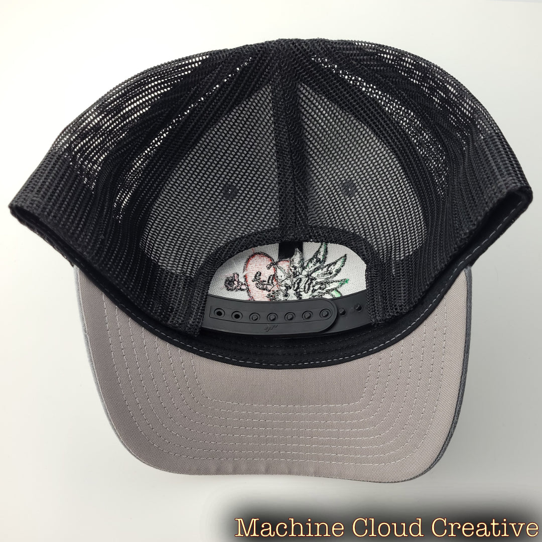 Back of Best Buds embroidered hat