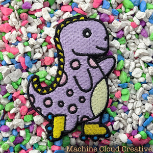 Rollerskateosaurus Patch