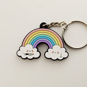 Worrisome Weather Keychain